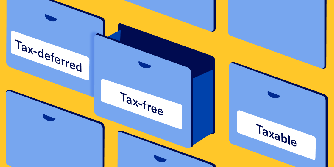 Drawers representing different types of retirement accounts. 
